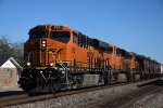 Westbound grain train